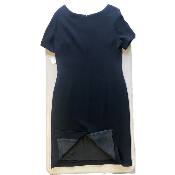 Albert Nipon Womens Size 16 NEW Little Black Dress Classic Casual Office Work - Picture 4 of 15